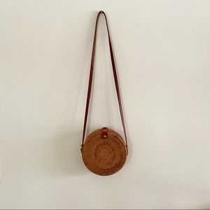Trendy rattan bag